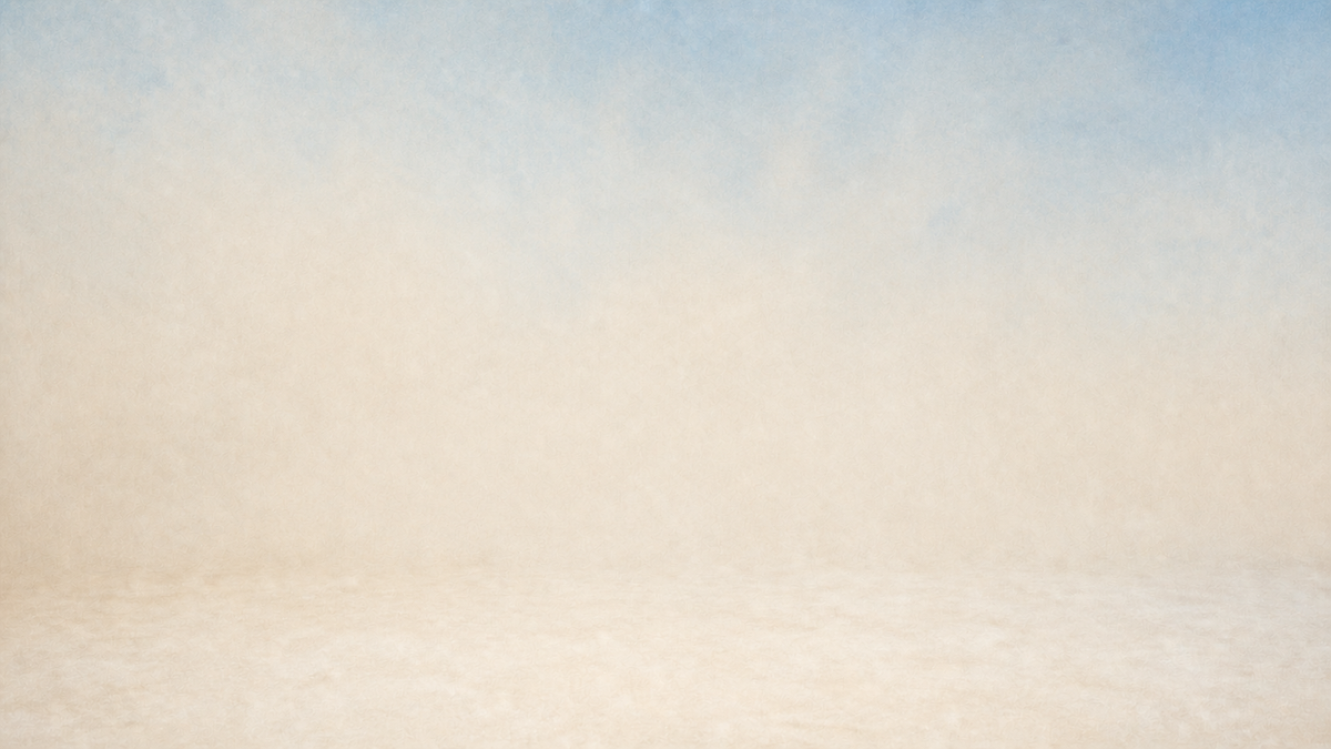 Warm beige washed studio backdrop for the FRUAA cashmere story